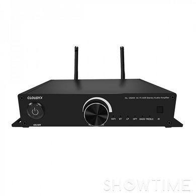 Cloudyx CL-250W Hi-Fi WIFI Audio Amplifier — Hi-Fi аудіо підсилювач, 2x100 Вт, Wi-Fi, DLNA, AirPlay2, Bluetooth, Phono 5.0 1-005938 фото