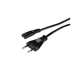 Універсальний комп'ютерний кабель живлення НАМА, Euro/M - C7/F,2-pin, 1,5 м, колір чорний 504241 фото