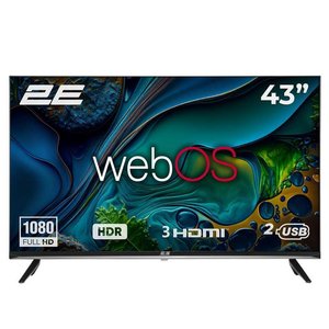 2E 2E-43A07KW — Телевізор 43" 2E LED FHD 60Hz Smart WebOS 1-009959 фото