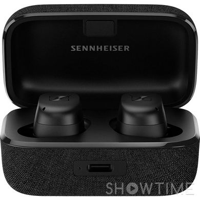 Sennheiser Momentum True Wireless 3 Black (509180) — Бездротові вакуумні Bluetooth навушники 1-009456 фото