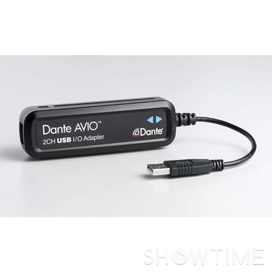 Audinate Dante AVIO USB IO Adapter 2x2ch (ADP-USB-AU-2X2) — USB-адаптер для подключения к аудиосети Dante AVIO 2x2ch 1-008183 фото