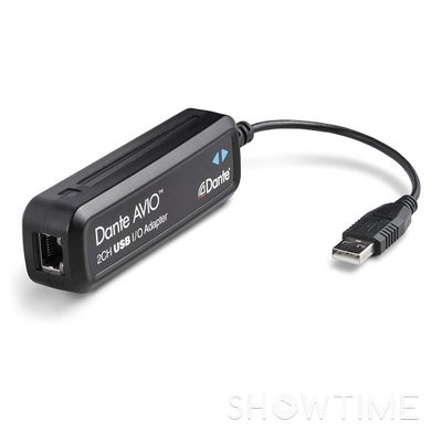 Audinate Dante AVIO USB IO Adapter 2x2ch (ADP-USB-AU-2X2) — USB-адаптер для підключення до аудіосітки Dante AVIO 2x2ch 1-008183 фото