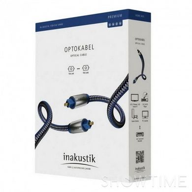 Кабель міжблочний оптичний Toslink-Toslink 3 м Inakustik Premium Opto Toslink 3,0m 528092 фото