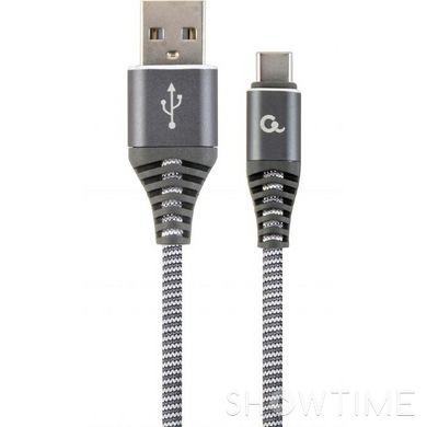 Кабель Cablexpert Premium USB2.0 AM/CM Gray 2м (CC-USB2B-AMCM-2M-WB2) 470427 фото