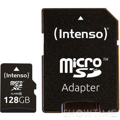 Карта памяти Intenso Micro SD Card Class 10 128GB SDXC 3413491 1-000977 фото