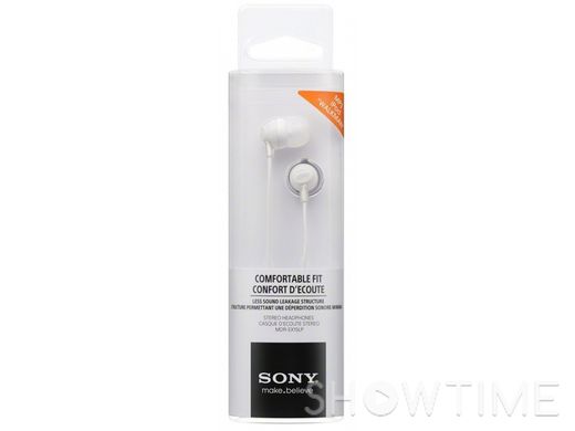 Наушники SONY MDR-EX15LP White (MDREX15LPW.AE) 532649 фото