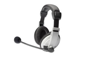 Digitus DA-12201 — гарнитура DIGITUS Stereo Headset, 1.8m cable, 2x3.5mm AUX 1-005120 фото