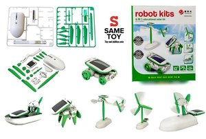 Робот-конструктор Same Toy Сонцебот 6 в 1 на сонячній батареї 514323 фото