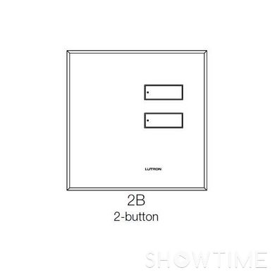 Комплект сменных кнопок Lutron SIB-2B-AW-E lut.01798 532016 фото