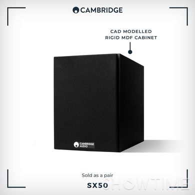 Cambridge Audio SX-50 Matt Black (C11206) — Полочная акустика 100 Вт 1-008584 фото