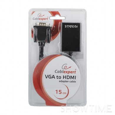 Адаптер-преобразователь VGA в HDMI со звуком Cablexpert A-VGA-HDMI-01 444457 фото
