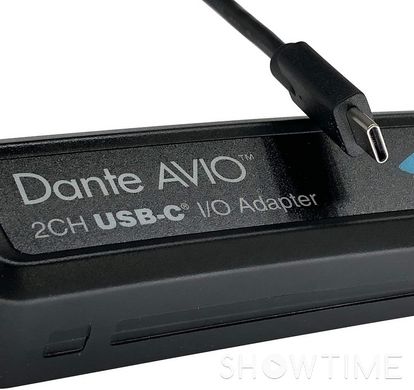 Audinate Dante AVIO USB-C IO Adapter 2x2ch (ADP-USBC-AU-2X2) — USB TYPE-C адаптер для подключения к аудиосети Dante AVIO 2x2ch 1-008184 фото