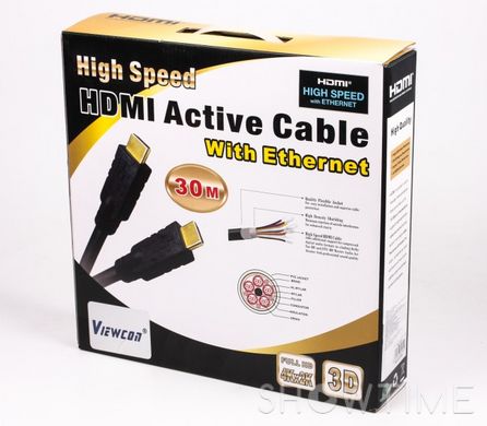 Кабель HDMI-HDMI 30m, M / M, v1.4, Viewcon VD-575-30M 444622 фото