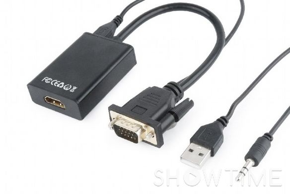 Адаптер-преобразователь VGA в HDMI со звуком Cablexpert A-VGA-HDMI-01 444457 фото