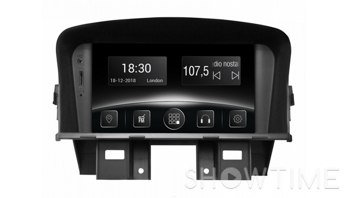 Автомобільна мультимедійна система з антибліковим 7 "HD дисплеєм 1024x600 для Chevrolet Cruze J300, Lacetti, 2008-2012 Gazer CM6007-J300 525740 фото