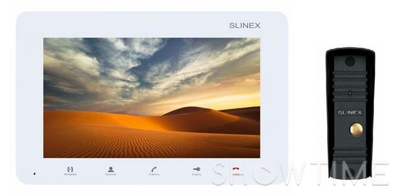 Комплект відеодомофона Slinex SM-07M White + Панель Slinex ML-16HD Black 498492 фото