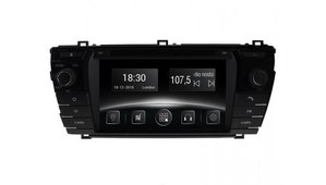Автомобільна мультимедійна система з антибліковим 7 "HD дисплеєм 1024x600 для Toyota Corolla E150 2013-2016 Gazer CM5007-E150 526698 фото