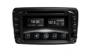 Автомобильная мультимедийная система с антибликовым 7” HD дисплеем 1024x600 для Mercedes A W168, C W203, E W210, CLK W209, SLK W170, ML W163, G W463, 1998-2006 Gazer CM5007-W163 526398 фото
