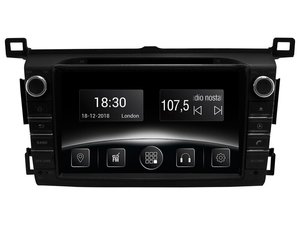 Автомобільна мультимедійна система з антибліковим 8 "HD дисплеєм 1024 * 600 для Toyota RAV4 A40 SUV 2012+ Gazer CM6008-A40 524345 фото