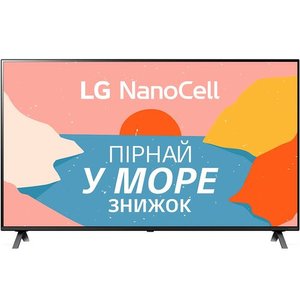 Телевiзор 55" NanoCell 4K LG 55NANO806NA Smart, WebOS, Black 543014 фото