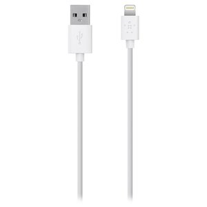Кабель Belkin MIXIT UP Lightning to USB ChargeSync White 2м (F8J023BT2M-WHT) 468988 фото