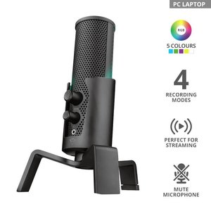Мікрофон Trust GXT 258 Fyru USB 4-in-1 Streaming Microphone Black 508349 фото
