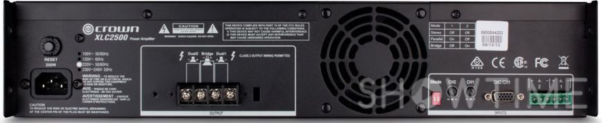 Crown NXLC2500-34-EU &mdash; двухканальный усилитель мощности XLC2500 1-003045 фото