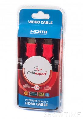 Кабель HDMI v.2.0, позолочені коннектори, Cablexpert CCB-HDMI4-6 1.8m 444538 фото