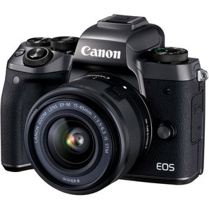 Цифр. фотокамера Canon EOS M5 + 15-45 IS STM Kit Black 519026 фото