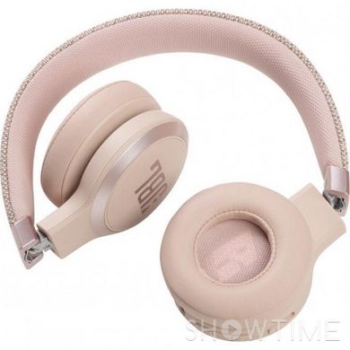 Навушники дротові / бездротові закриті Bluetooth 5.0 50 ч роботи рожеві JBL JBLLIVE460NCROS 543836 фото
