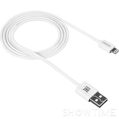 Кабель Canyon USB/Apple Lightning White 1м (CNE-CFI1W) 470618 фото