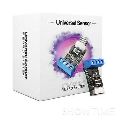 Умное реле Fibaro Universal Binary Sensor, Z-Wave, 9-34V DC, макс. 0.15А, 5.4 Вт 436112 фото