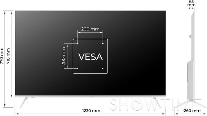 Kivi 55U760QW &mdash; Телевизор 55", UHD, Smart TV, белый 1-010012 фото