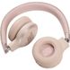 Навушники дротові / бездротові закриті Bluetooth 5.0 50 ч роботи рожеві JBL JBLLIVE460NCROS 543836 фото 4