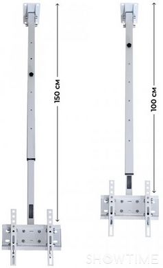 СЕКТОР CM-20T White — Стельове кріплення для телевізора 23"-43", до 35 кг, білий 1-007173 фото