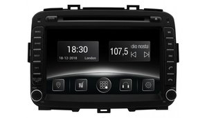 Автомобильная мультимедийная система с антибликовым 8” HD дисплеем 1024x600 для Kia Carens FG 2013-2017 Gazer CM5008-RP 526550 фото