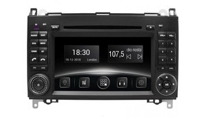 Автомобільна мультимедійна система з антибліковим 7 "HD дисплеєм 1024x600 для Mercedes A W169, B W245, Vito, Viano, Sprinter, 2003-2012 Gazer CM5007-W169 526400 фото