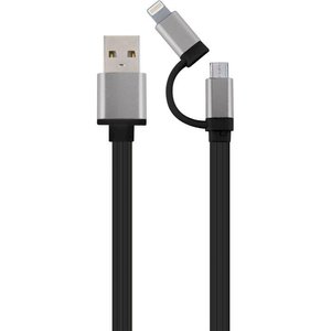 Кабель Cablexpert USB2.0 AM/Apple Lightning/Micro-BM Gray 1.2м (CC-USB2-AM8PMB-1M-SG) 470431 фото
