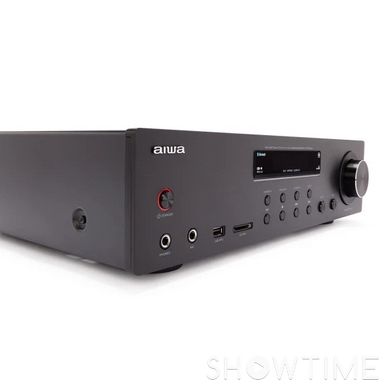 Aiwa AMU120BTBK — Стерео підсилювач з Bluetooth/USB/SD, 2x60 Вт 1-010113 фото