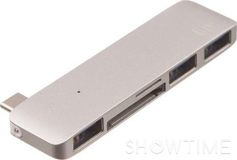 Kit C5IN1SL — Адаптер USB-C до 3*USB 3.0, SD/microSD reader 1-007937 фото