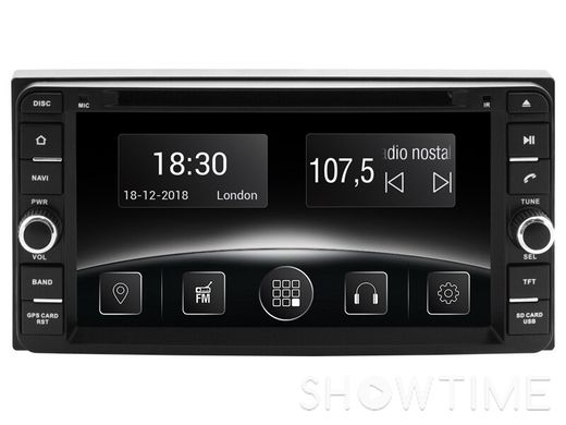 Автомобільна мультимедійна система з антибліковим 6.2 "дисплеєм 800x480 для Toyota Universal 2001-2012 Gazer CM5006-120 524347 фото