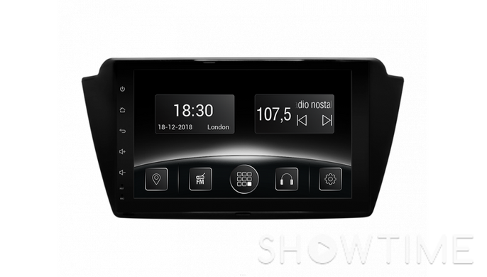 Автомобільна мультимедійна система з антибліковим 9 "HD дисплеєм 1024x600 для Skoda Fabia NJ 2015-2017 Gazer CM5509-NJ 526450 фото