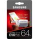Карта памяти Samsung 64GB Miсro-SDXC class 10 EVO PLUS UHS-I SD-адаптер 2746 1-001059 фото 3