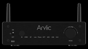 Arylic B50BSAMP — Bluetooth-стерео підсилювач з аудіо трансмітером, 2х50 Вт 1-010114 фото