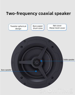 Cloudyx CS-2 Ceiling speaker — Стельові динаміки, 2х60 Вт, Wi-Fi, BT, Ethernet, USB, DLNA, AirPlay, білі 1-005936 фото