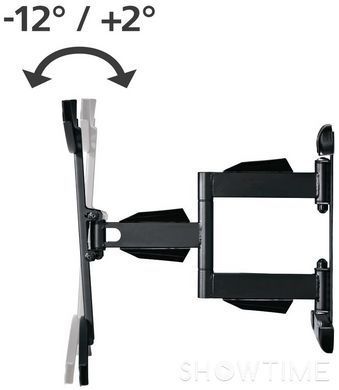Hama Fullmotion TV Wall Bracket 3 Stars 32"-65" Black (00118619) &mdash; Кріплення настінне поворотне TV-WB для ТВ 32-65" 1-008961 фото