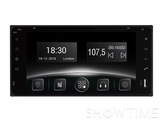 Автомобільна мультимедійна система з антибліковим 6.2 "дисплеєм 800x480 для Toyota Universal 2001-2012 Gazer CM5006-120F 524348 фото
