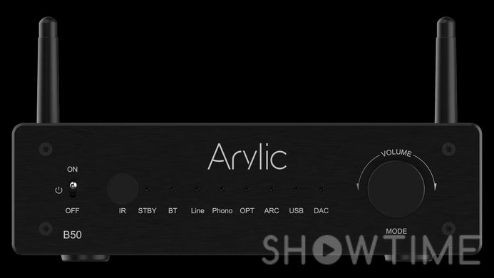 Arylic B50BSAMP — Bluetooth-стерео усилитель с аудио трансмиттером, 2х50 Вт 1-010114 фото