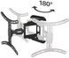 Hama Fullmotion TV Wall Bracket 3 Stars 32"-65" Black (00118619) &mdash; Кріплення настінне поворотне TV-WB для ТВ 32-65" 1-008961 фото 4