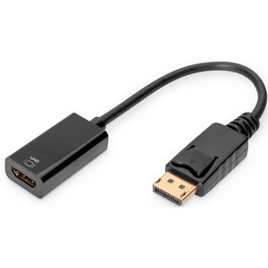 Digitus AK-340415-002-S — Адаптер DisplayPort — HDMI v2.0 (M/F) Ultra HD 1-007889 фото